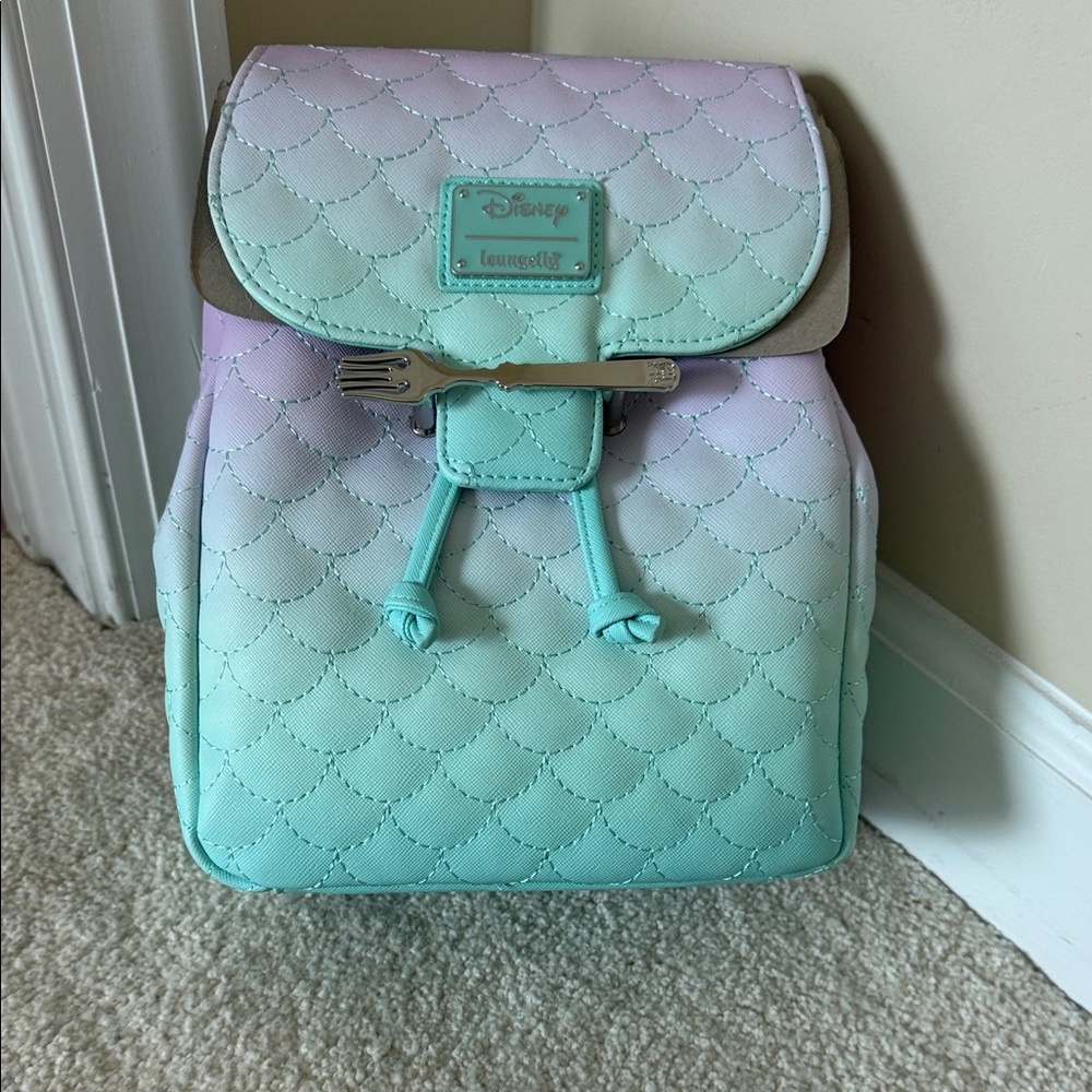 Loungefly Disney Pastel Blue and Purple Backpack
